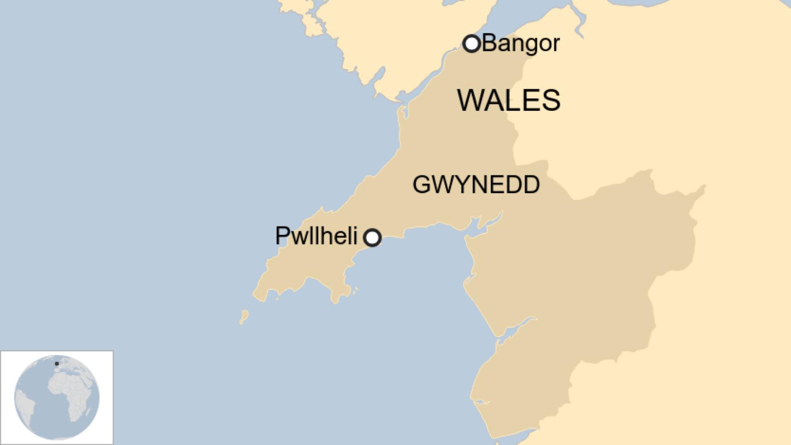 Map: Wales