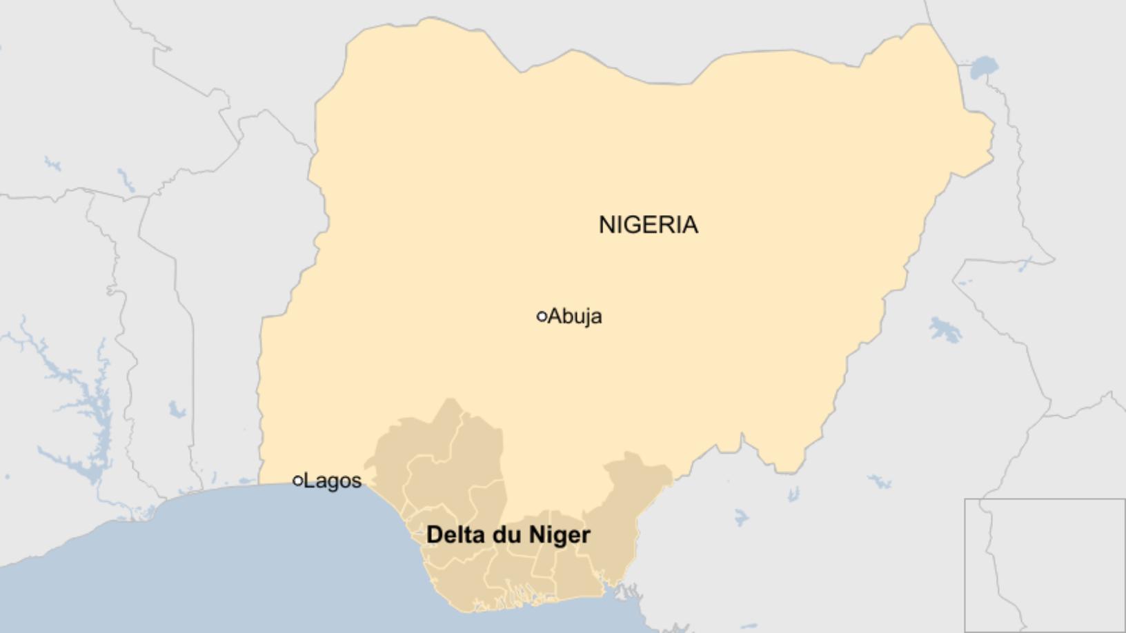 Map: Nigeria 