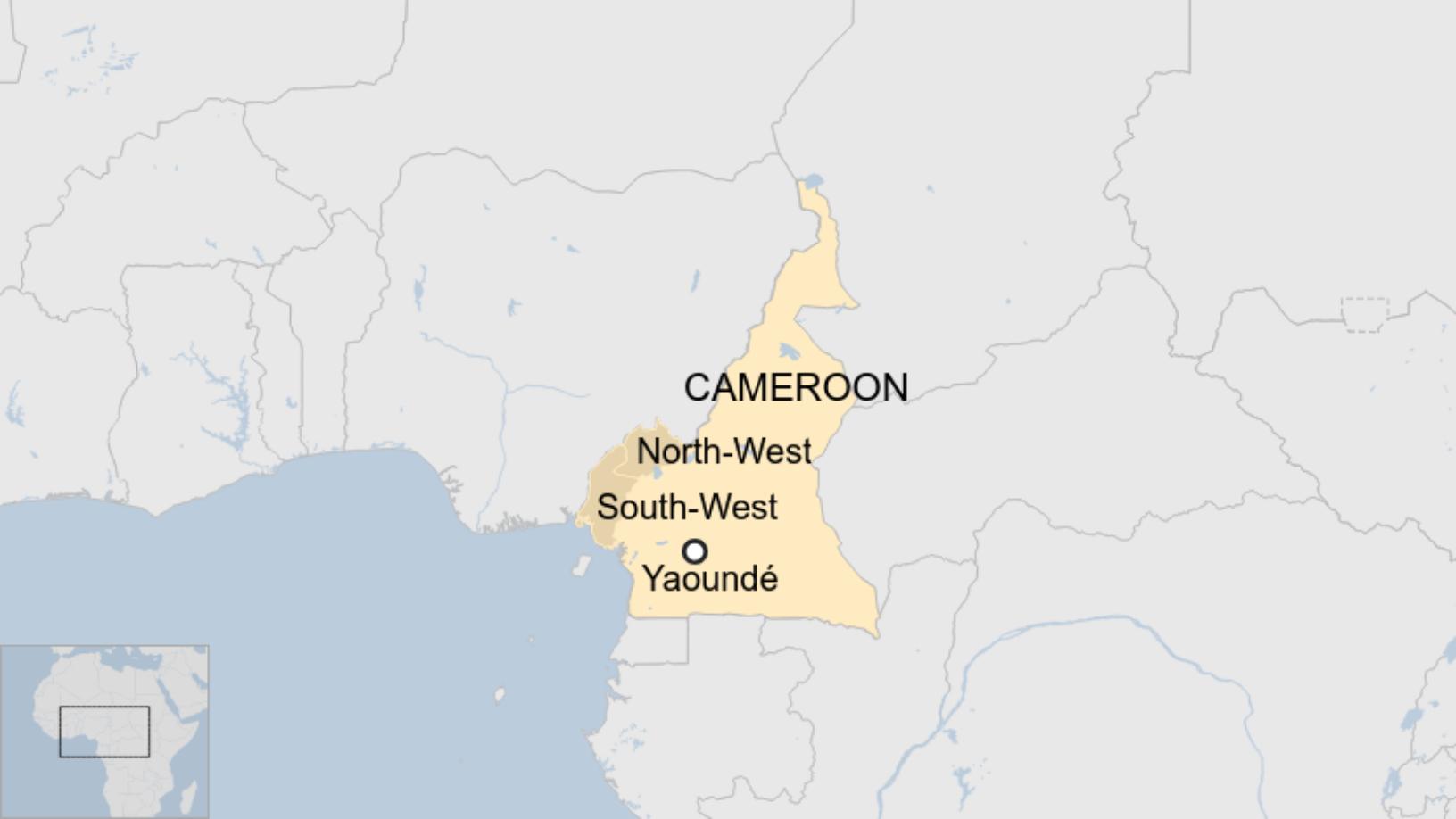 Map: Cameroon