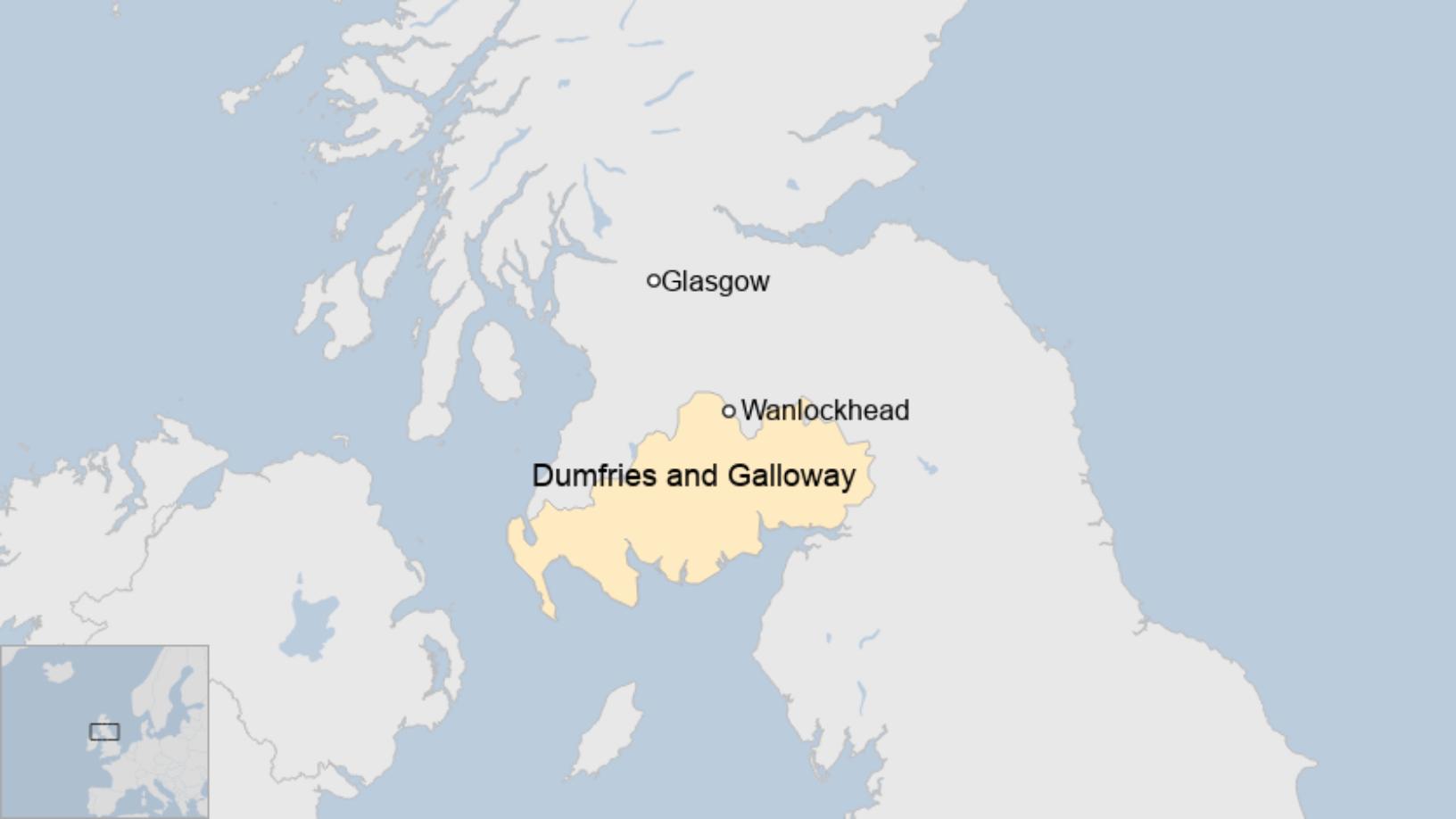 Map: Wind farm location