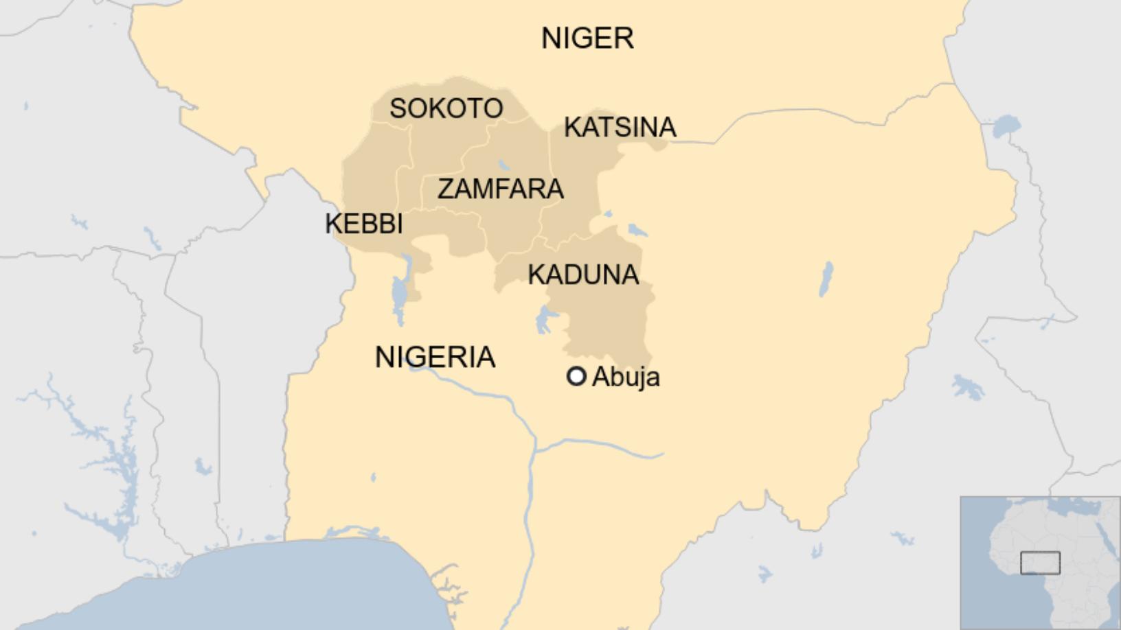 Map: Nigeria