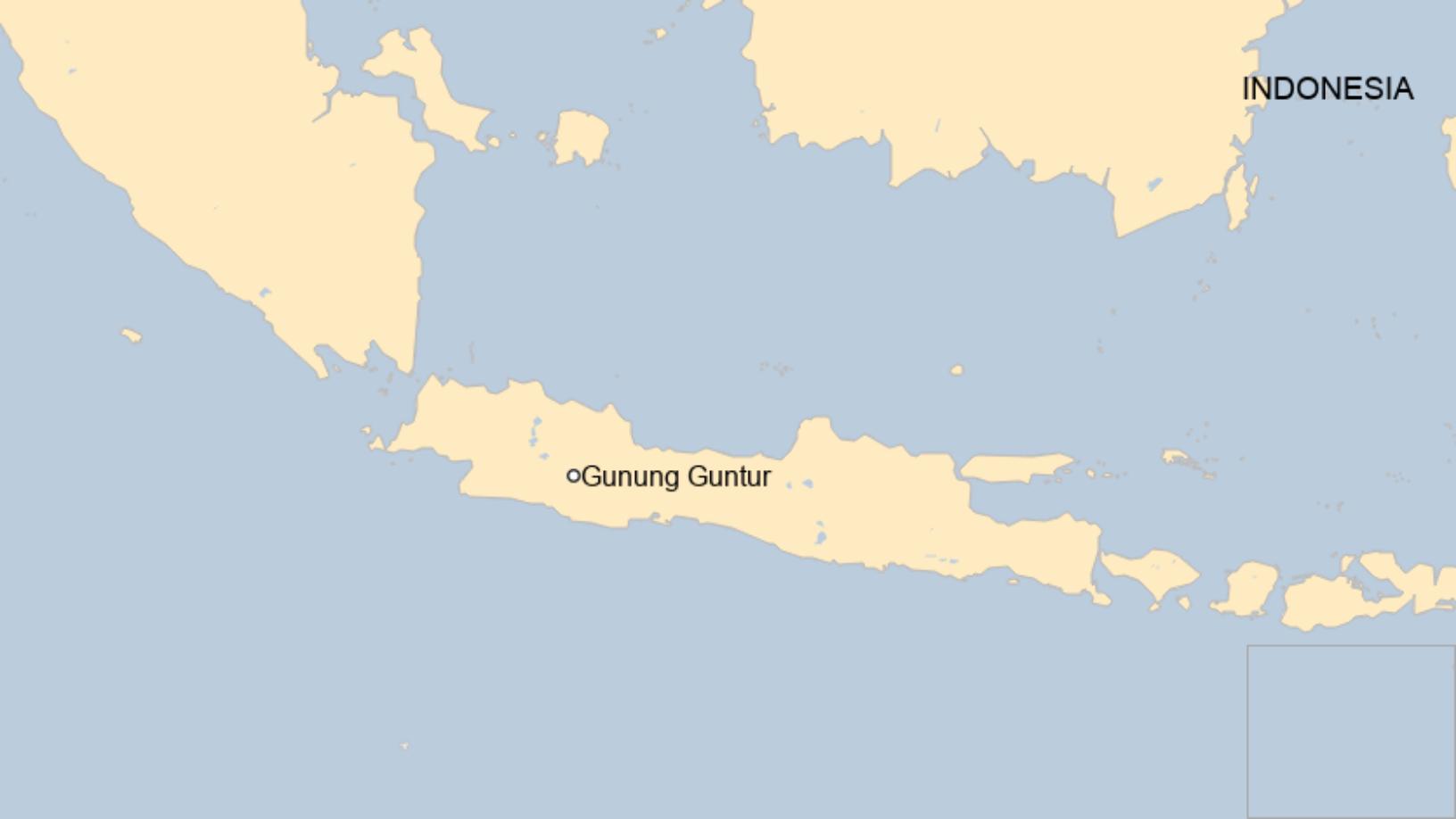 Map: Gunung Guntur di Jawa Barat