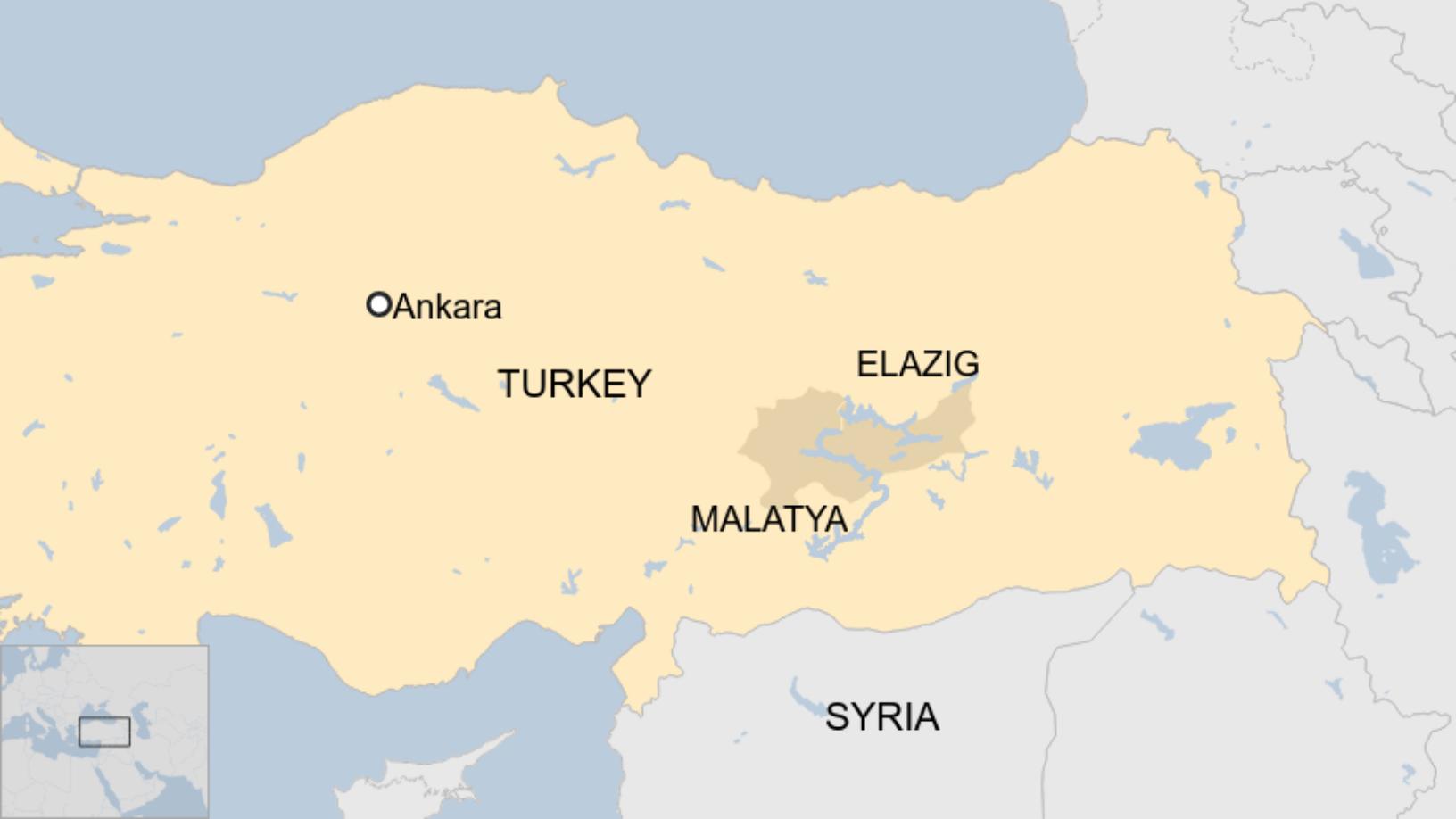Map: Turkey