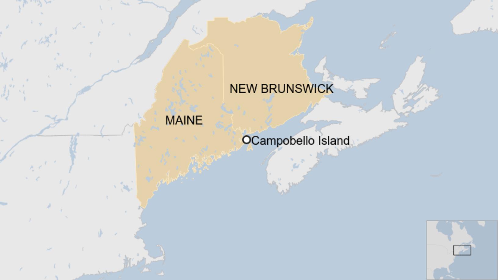 Map: Campobello Island, 