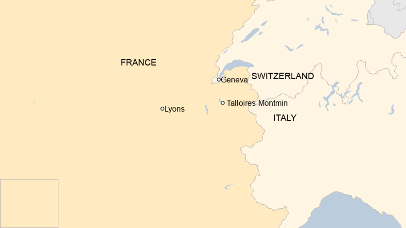 Map:  Talloires-Montmin