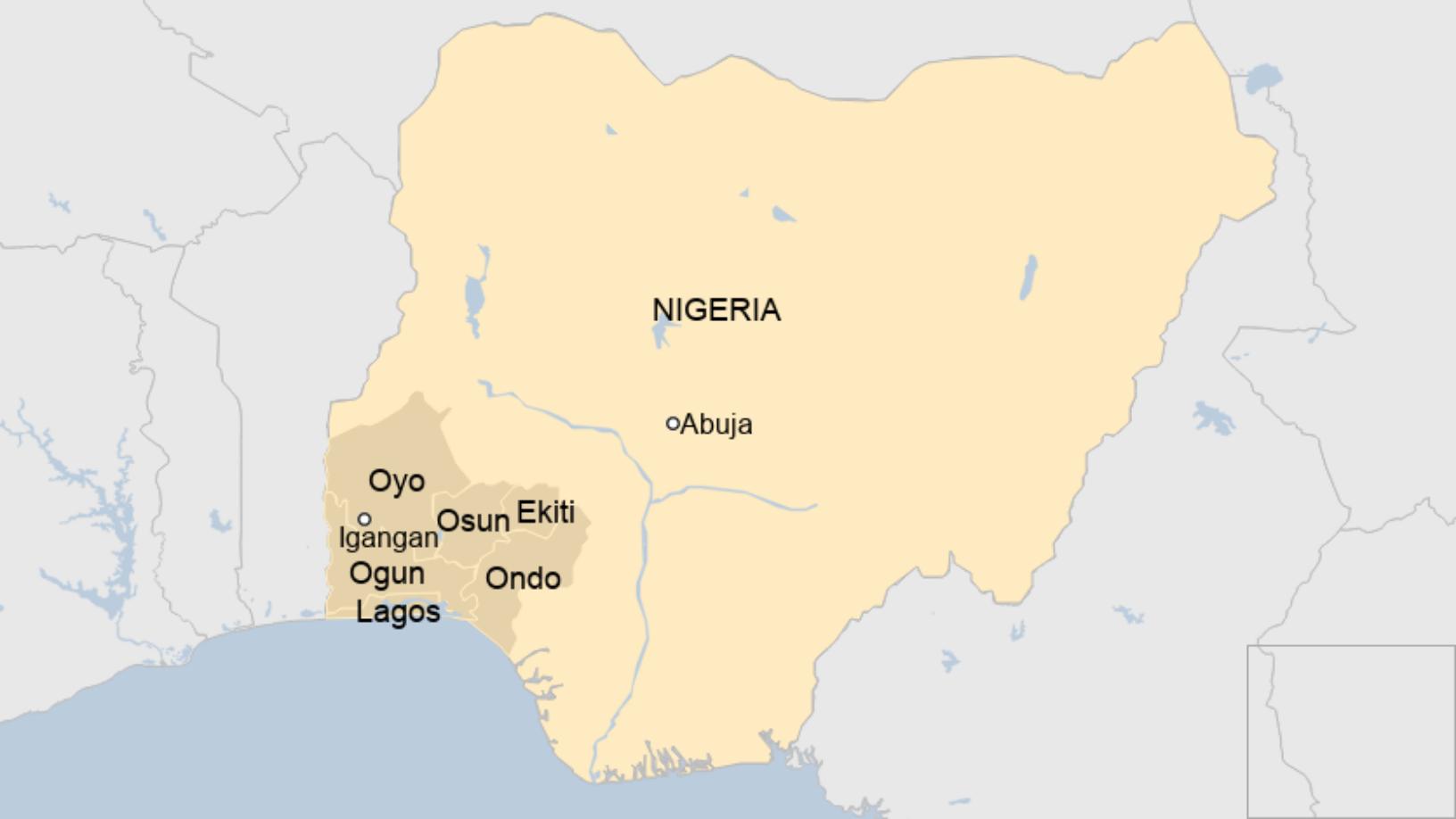 Map: Nigeria