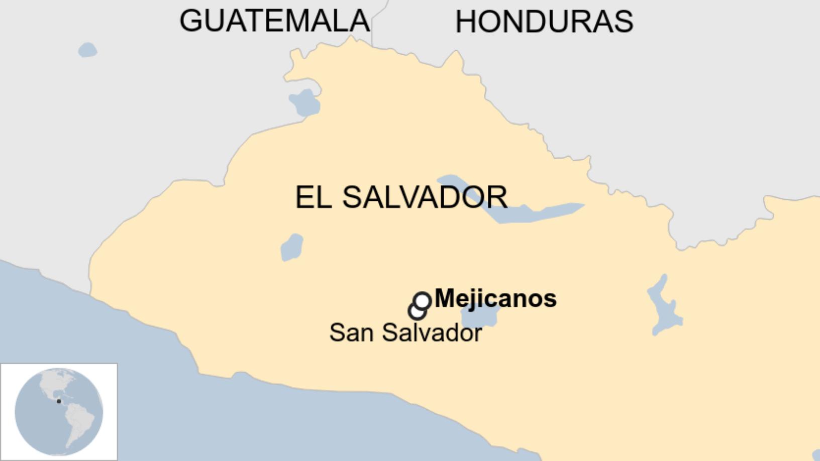 Map: El Salvador