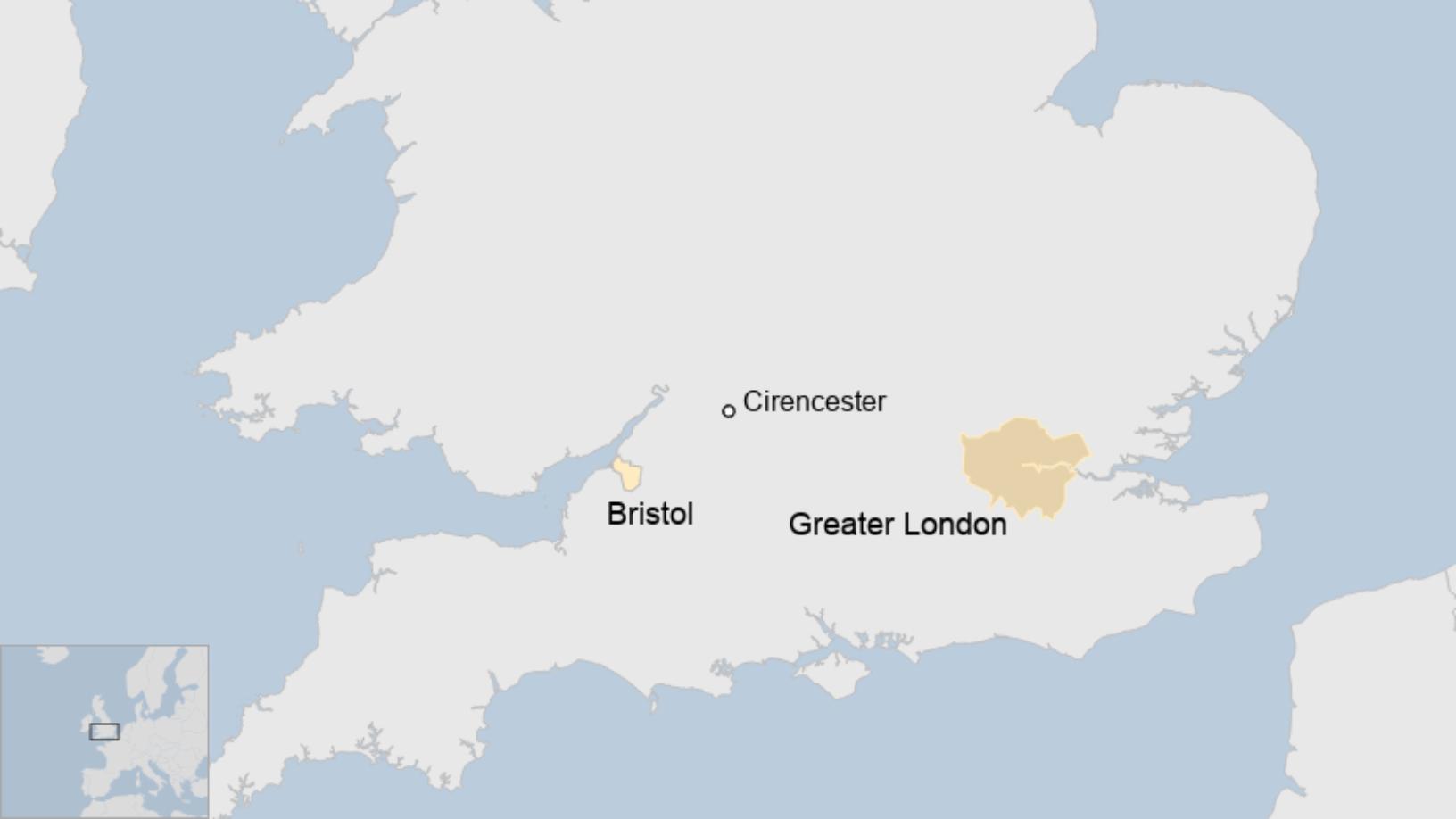 Map: Cirencester