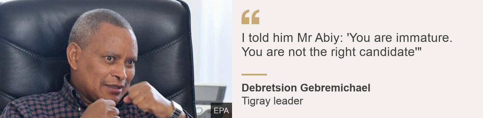 Ethiopia S Tigray Crisis Debretsion Gebremichael The Man At The Heart Of The Conflict Bbc News