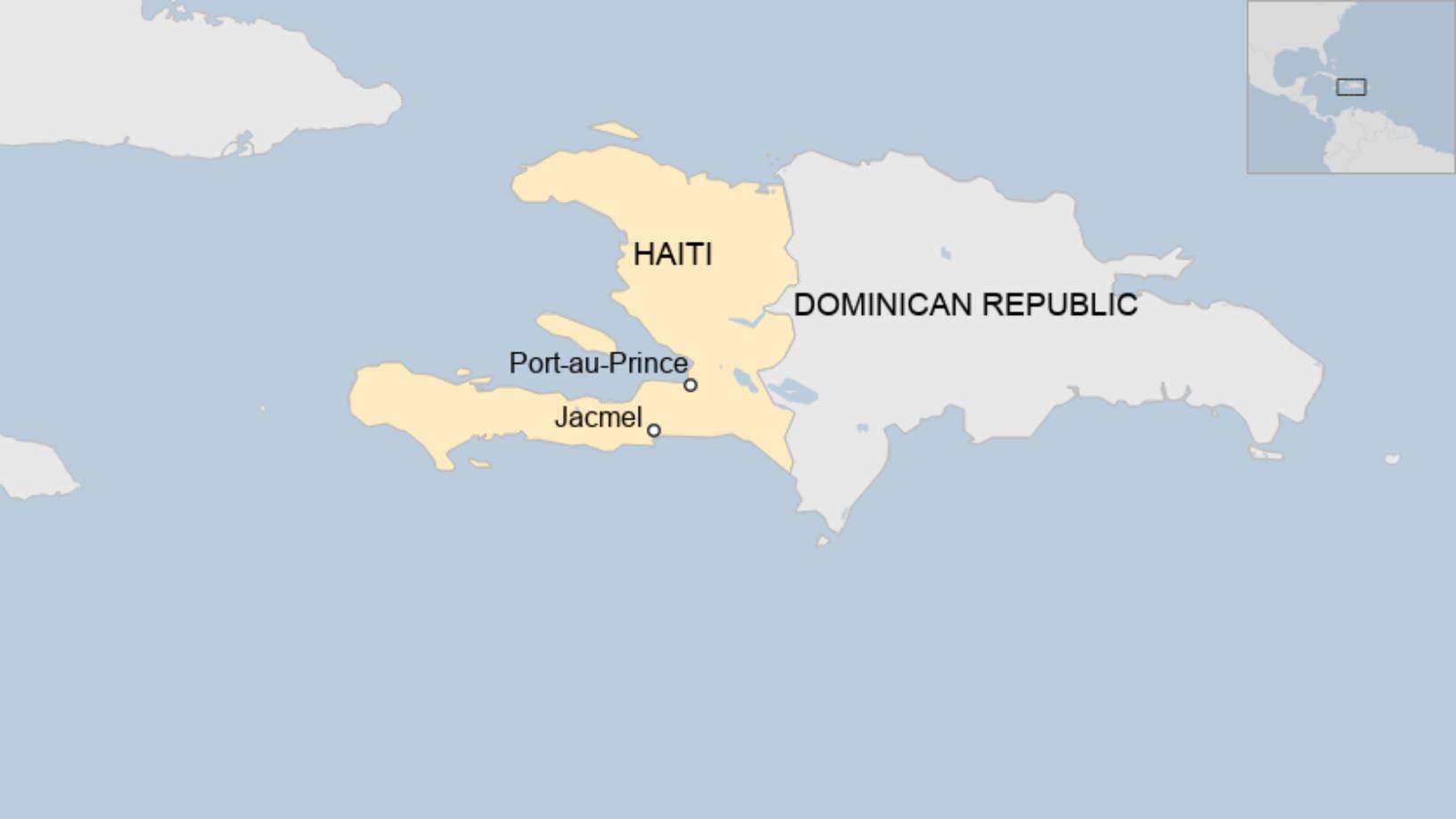 Map: Map of Port-au-Prince and Jacmel