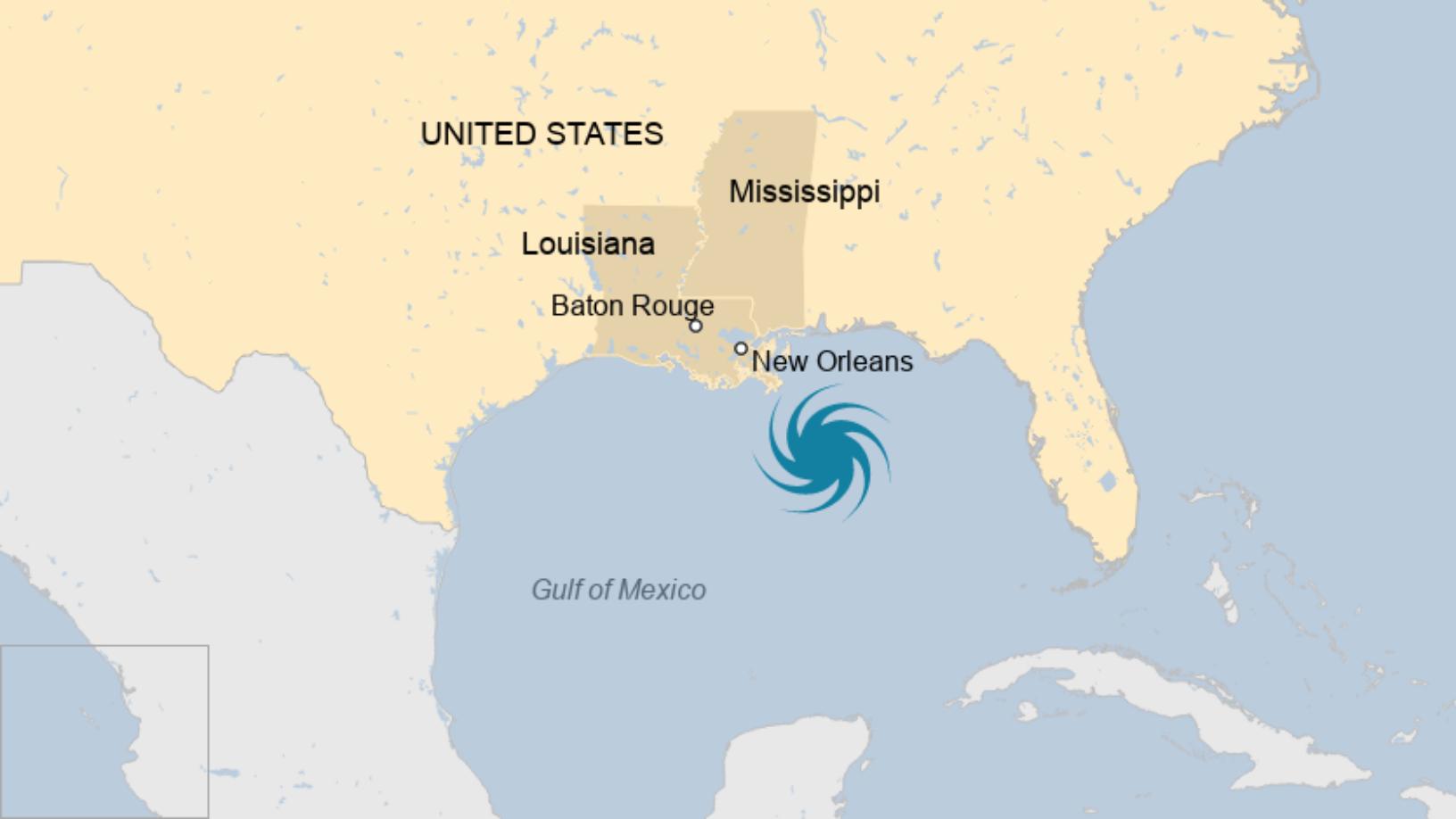 kande Snavs vejviser Hurricane Ida: Thousands flee as category four storm bears down on  Louisiana - BBC News