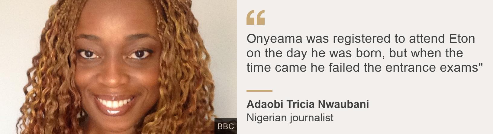 Eton College Nigerian Author Recalls Racist Abuse Bbc News