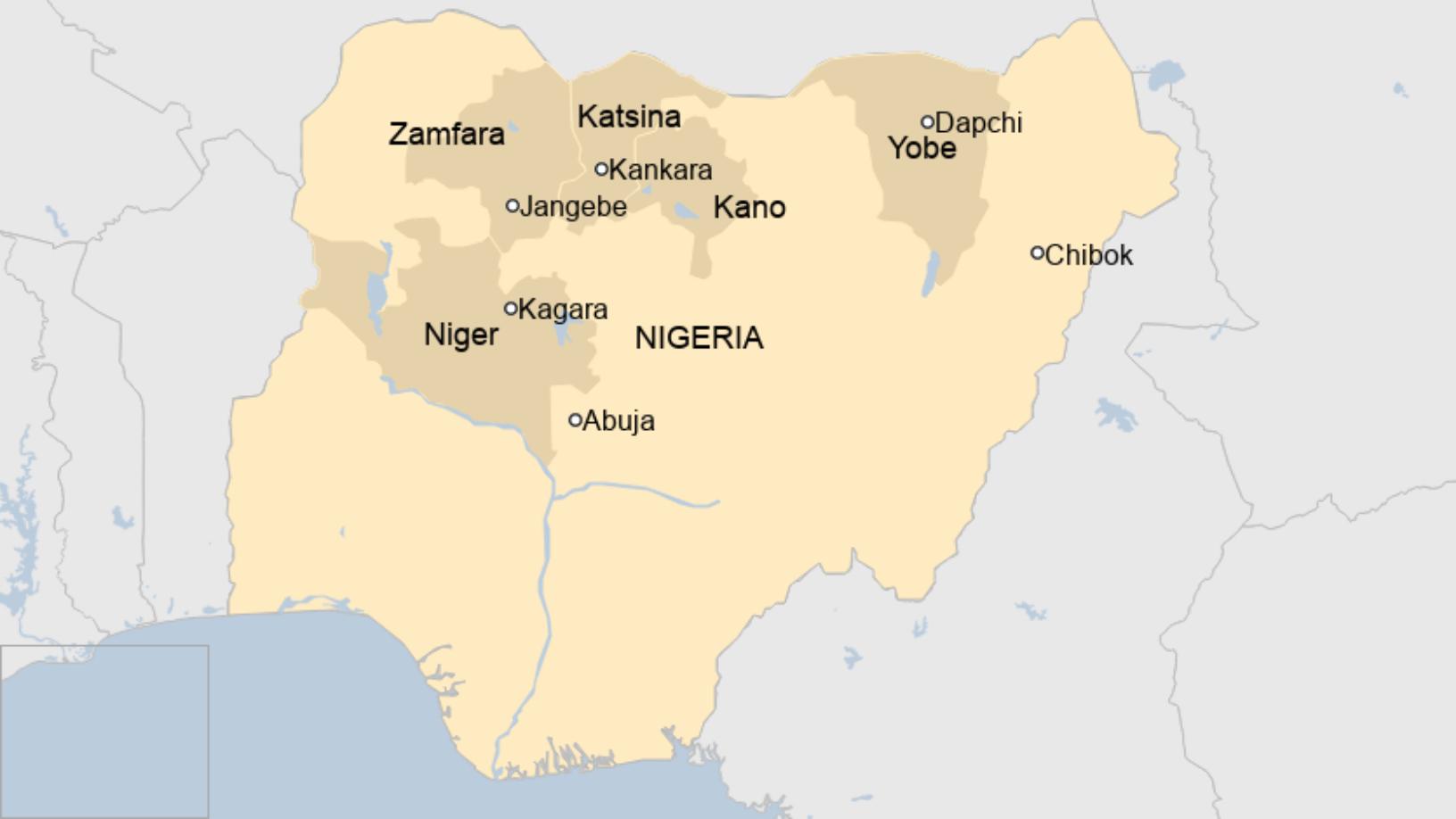 Map: Nigeria