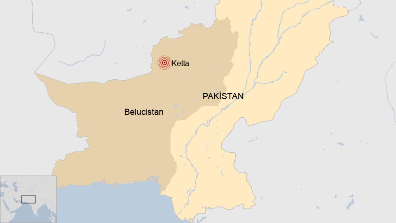 Map: Balochistan Province