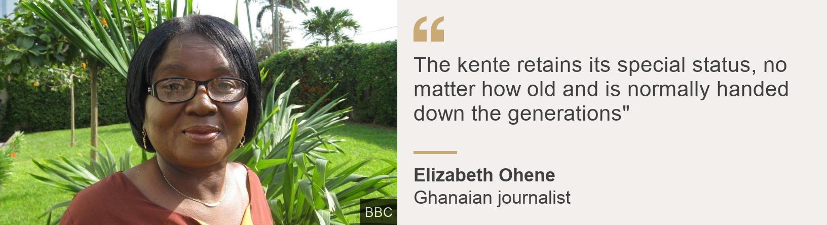 Letter from Africa: Kente - the Ghanaian cloth that's on the catwalk - BBC  News