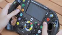 F1 steering wheel demonstation