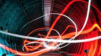 Photographing light trails in the Mailbox tunnel