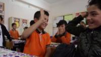 Mixed class in Turkish school