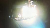 The car on fire