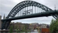 The 93-year-old bridge is a familiar site between Newcastle and Gateshead.