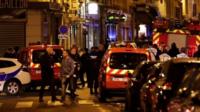 Emergency services at scene of attack