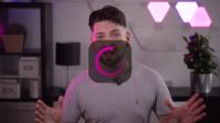 BBC reporter Chris Fox with a buffering logo superimposed on him