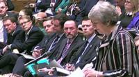 Theresa May in House of Commons