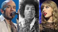 Michael Stipe, Jimmi Hendrix και Taylor Swift - στίχοι κουίζ εικόνας