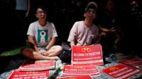 A proposed extradition law in Hong Kong has result