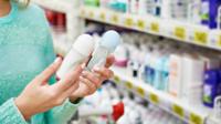 Deodorants in shop