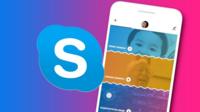 Skype logo and app