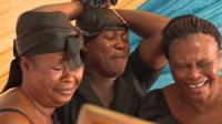 Professional mourners in Ghana