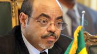 Former Ethiopian Prime Minister Meles Zenawi