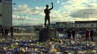 Cardiff supporters pay tribute to missing Emiliano Sala in first home game since his disappearance.