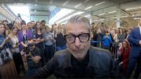 Jeff Goldblum playing piano