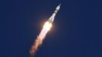Rocket taking off
