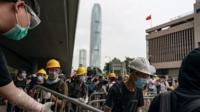 Hong Kong protesters