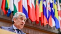 European Parliament President Antonio Tajani