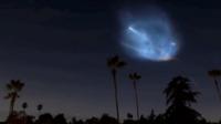 A SpaceX Falcon 9 rocket launch