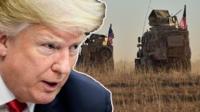 Donald Trump and US troops in Syria