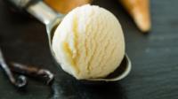 scoop of vanilla ice cream