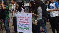 Tuần hành vì cây xanh ở Hà Nội ngày 22/3/2015