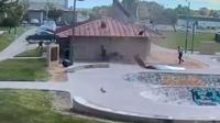 'Dust devil' rips off roof