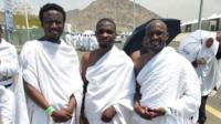 Wasu daga cikin jaruman Kannywood da ke halartar hajjin bana