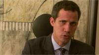 Self-declared interim leader, Juan Guaidó, says he's right to take over as president among political unrest and protests.