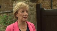 Andrea Leadsom speaking in Sky pool clip