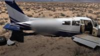 Crashed plane