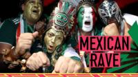 Mexican fans celebrate victory over Germany