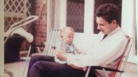 John Taylor with his then-infant son Pat