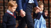 Prince George and Princess Charlotte